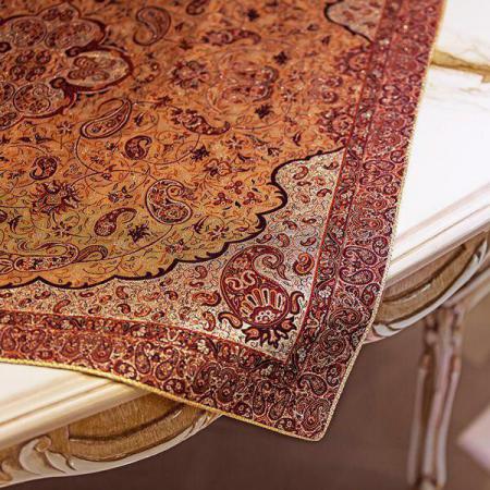 انواع ابعاد رومیزی ترمه ناهارخوری