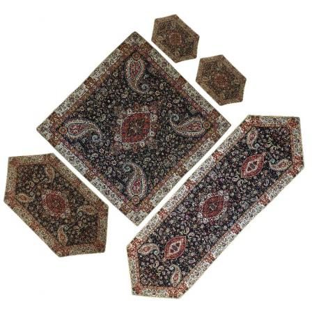 مشخصات بارز انواع ست رومیزی ۵ تکه