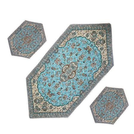 تولیدکنندگان رومیزی ترمه سه تکه ارزان