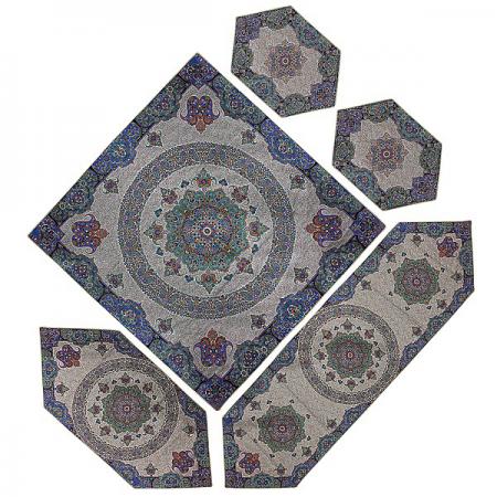 فروشنده ست رومیزی ترمه ابریشم