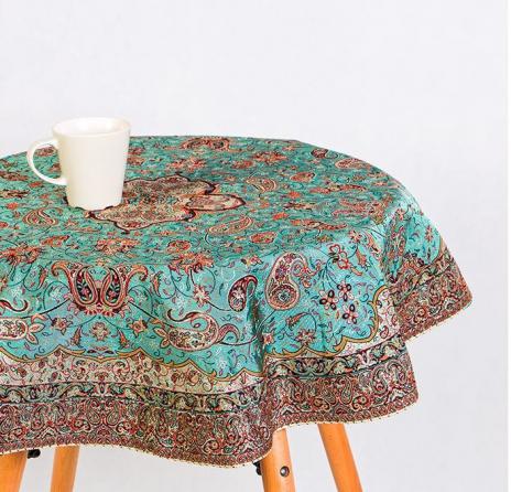 جنس الیاف مورد استفاده در رومیزی ترمه