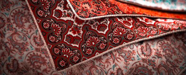 خرید عمده پارچه ترمه رنگی