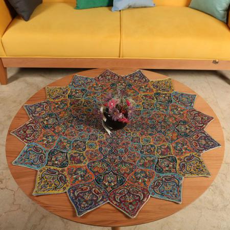 خرید عمده رومیزی ترمه تکه دوزی