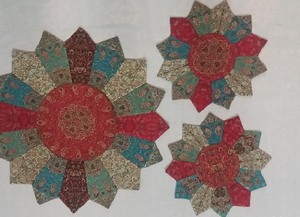 انواع رومیزی ترمه از نظر جنس الیاف