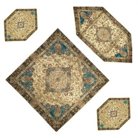 مشخصات بارز انواع رومیزی ترمه