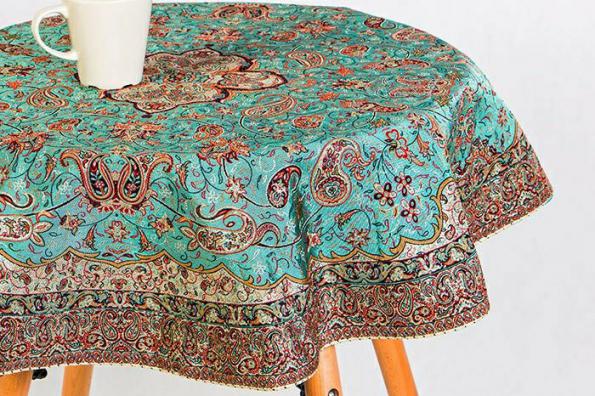 بازار مصرف رومیزی ترمه گرد ترنج