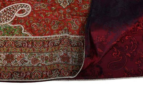 خرید عمده رومیزی ترمه یزدی صادراتی