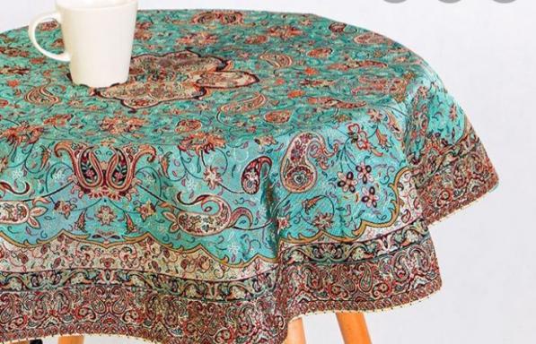 طرح های حدید انواع رومیزی ترمه