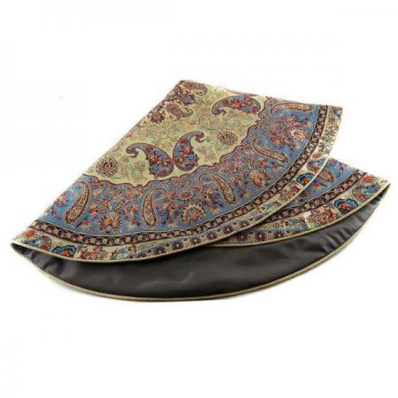 عرضه بی واسطه رومیزی ترمه گرد ابریشم