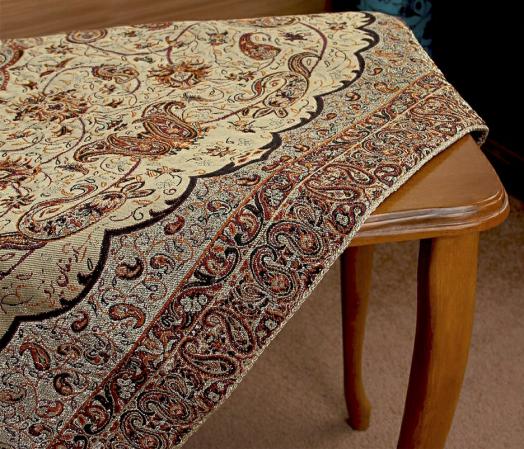 صادرات انواع پارچه ترمه کرم رنگ