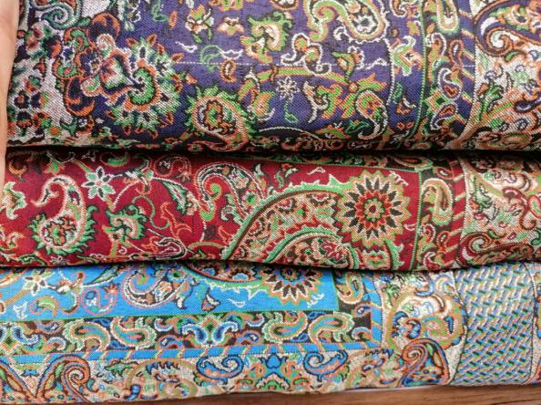 تولید عمده پارچه ترمه ابریشم یزد