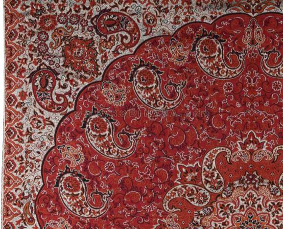 نرخ صادراتی انواع پارچه ترمه قرمز