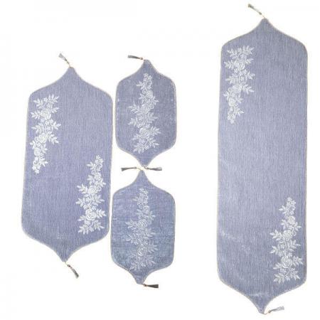 تولید عمده رومیزی ترمه سفید